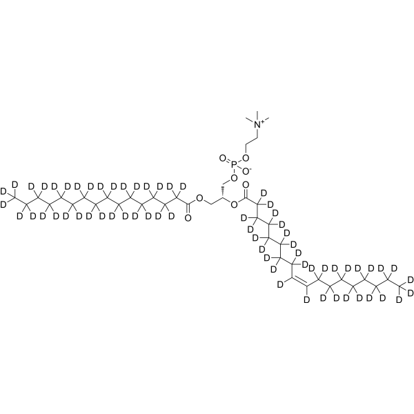 1-Palmitoyl-2-oleoyl-sn-glycero-3-PC-d64 2921921-66-4